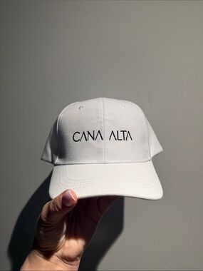 Maison Martin Margiela White Baseball Cap with Adjustable Strap